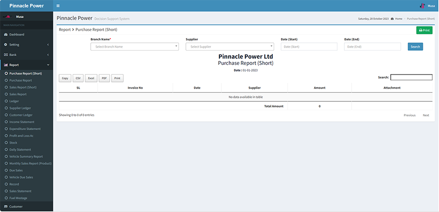 Petrol Pump and Office Management System 