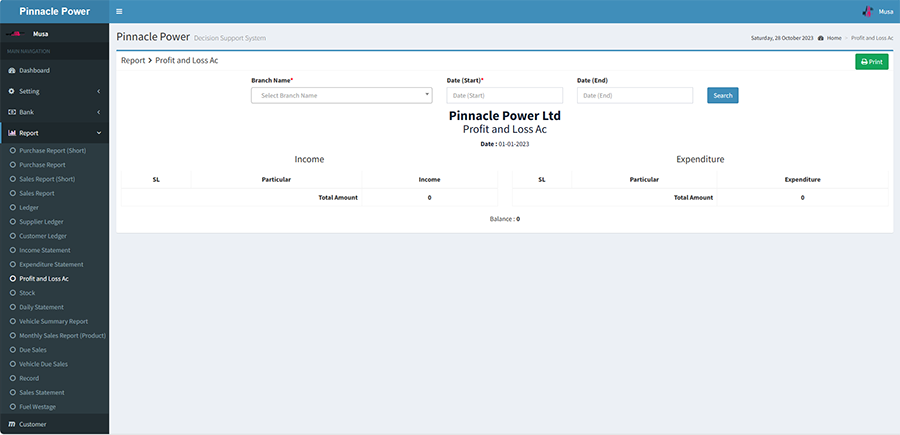 Petrol Pump and Office Management System 