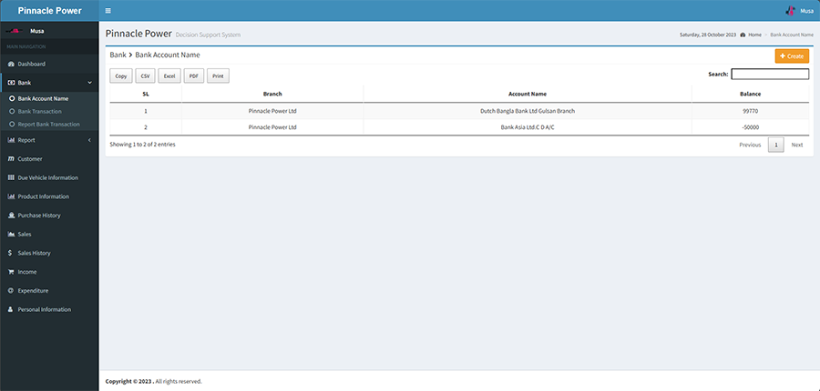 Petrol Pump and Office Management System 