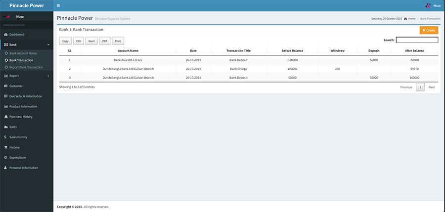 Petrol Pump and Office Management System 