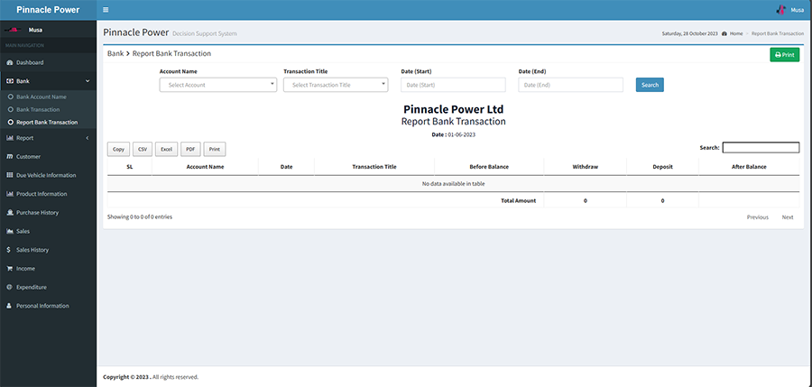 Petrol Pump and Office Management System 