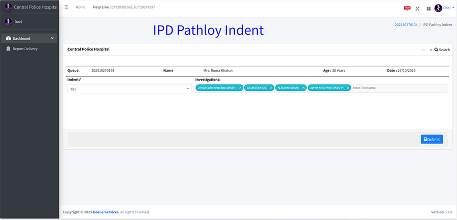 Integrated Hospital Management System (HMS)